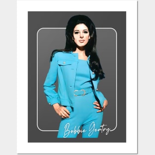 Bobbie Gentry / Vintage Style Fan Design Posters and Art